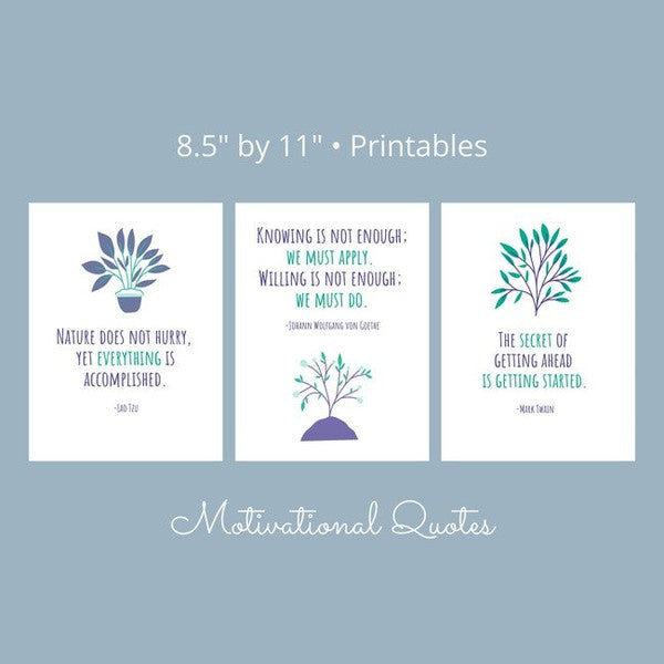 Motivational Wall Art Printable Quotes