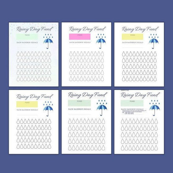 Savings Challenge Bundle Printables - 4 Colors